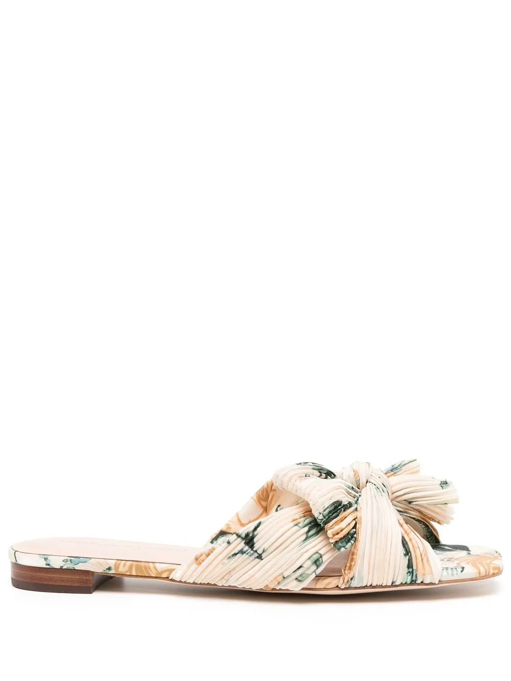 

Loeffler Randall Daphne floral-print slides - Neutrals