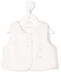 familiar rabbit-patch sleeveless waistcoat - Pink