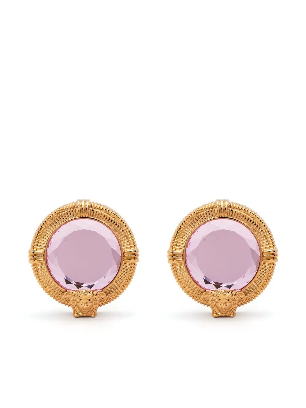 

Versace aretes con detalle Medusa - Rosado