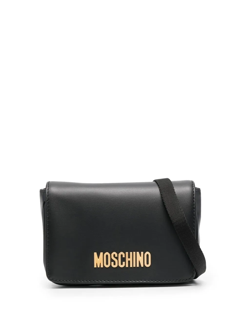 

Moschino bolsa de hombro con detalle del logo - Negro