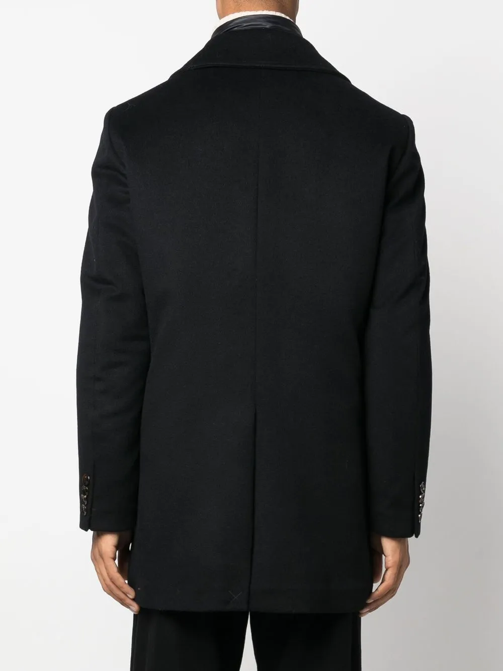 Moorer buttoned-up single-breasted Coat | Blue | FARFETCH