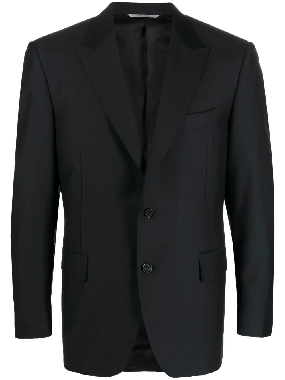 

Canali blazer con dos botones - Negro