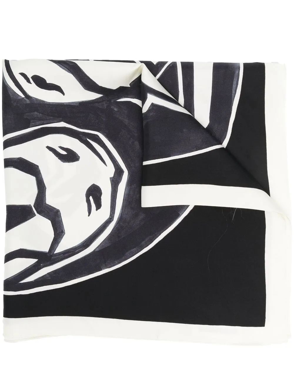 

Jil Sander mascada con estampado Pisces - Negro