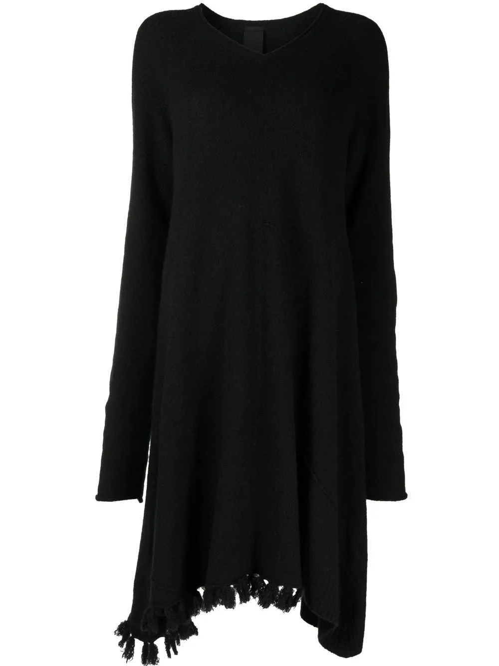 

Rundholz vestido tejido con borla - Negro