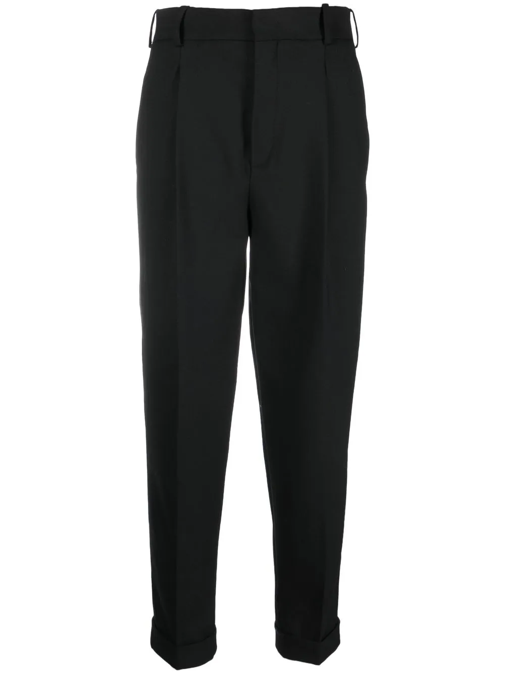 

Federica Tosi cropped tapered trousers - Black