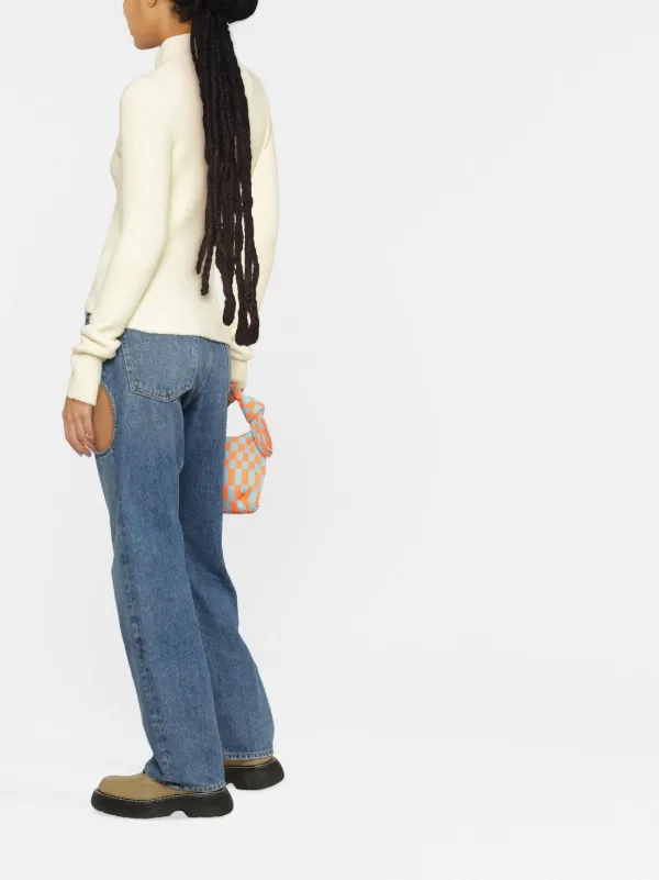 OFF-WHITEオフホワイト　ジップアップカーディガン Off-White オフホワイト ジップアップ カーディガン | ホワイト