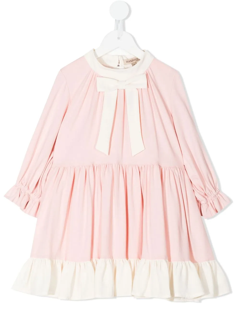 

Hucklebones London bow-detail long-sleeve dress - Pink