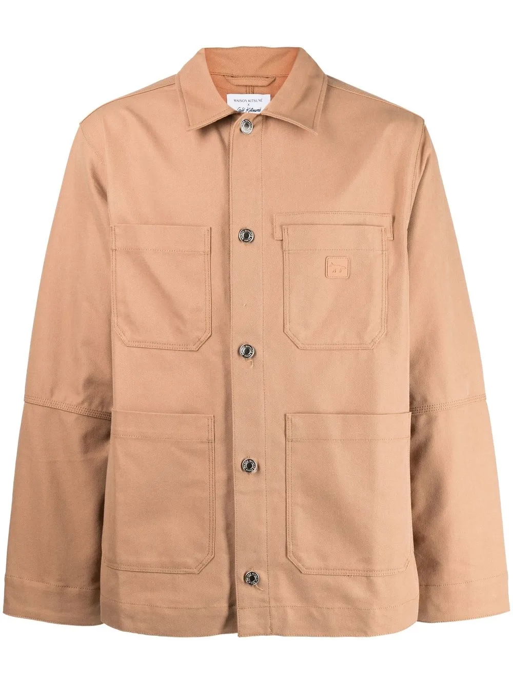 

Maison Kitsuné sobrecamisa Cafe Workwear - Marrón