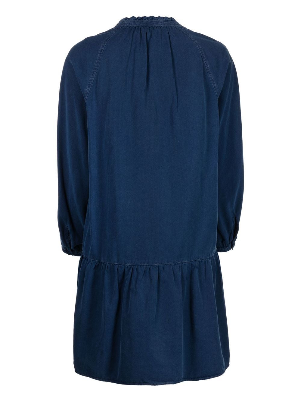 Shop Apc Natalia Cotton-blend Dress In Blue