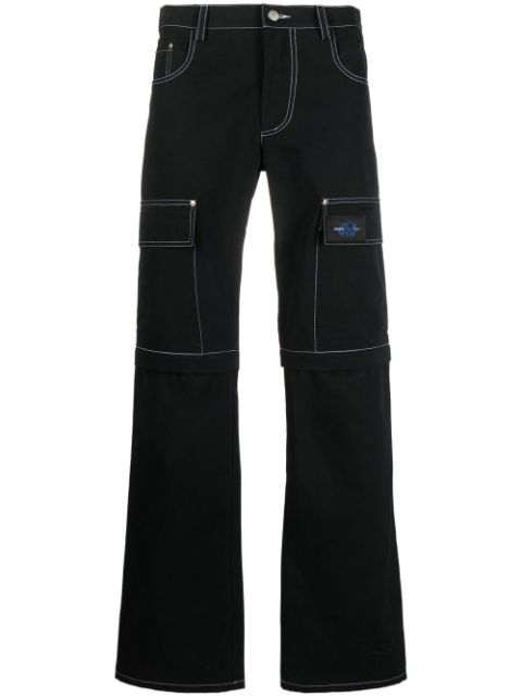 MISBHV x UFO361 straight-leg cargo trousers