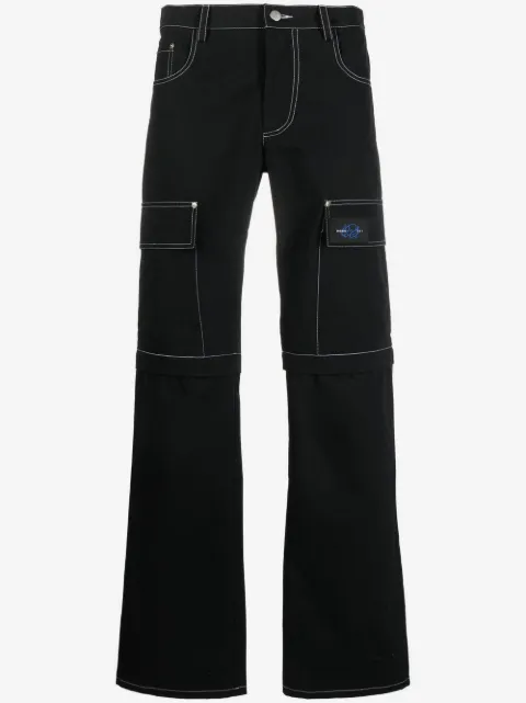 MISBHV x UFO361 straight-leg cargo trousers