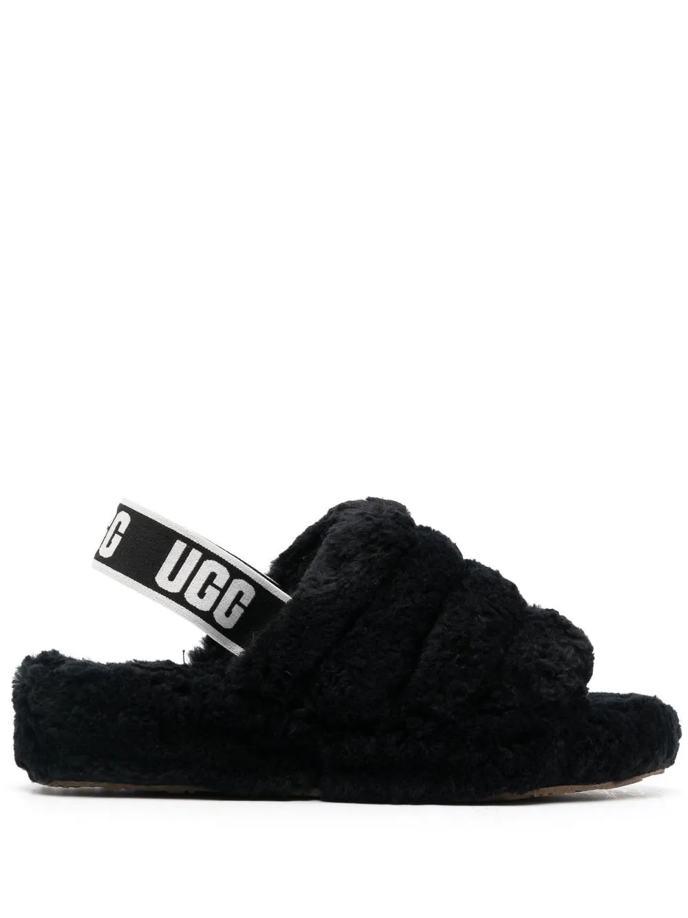 

UGG Fluff Yeah plush sandals - Black