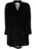 A.N.G.E.L.O. Vintage Cult 1980s faux-fur buttoned coat - Black