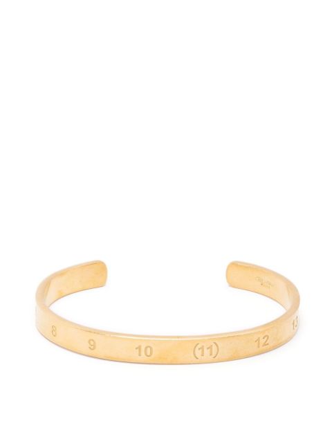 Maison Margiela Numerical engraved cuff bracelet