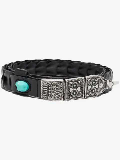 Fortela Tess embossed-detail belt