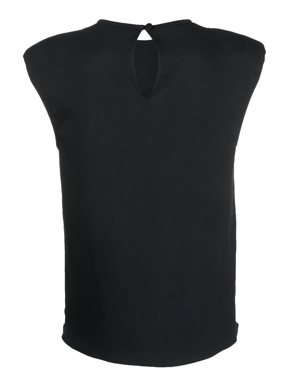 Tibi Mouwloze top - Zwart