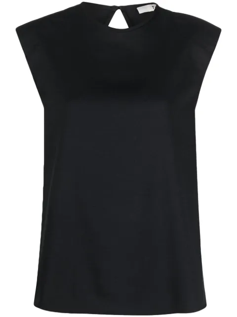 Tibi sleeveless keyhole-detail top