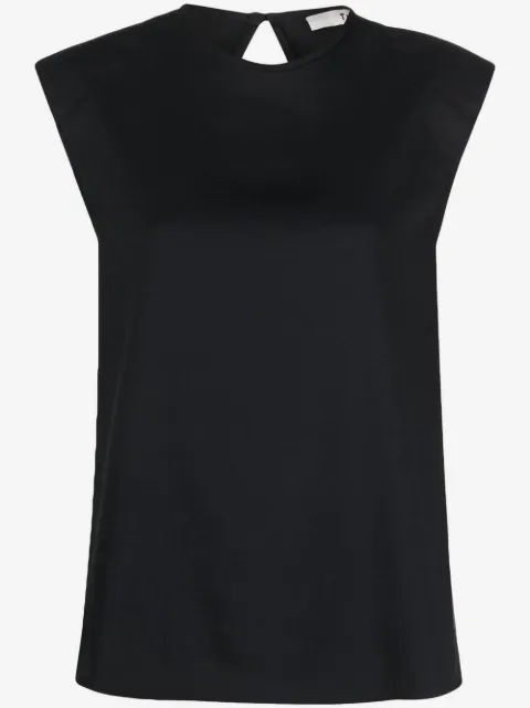 Tibi sleeveless keyhole-detail top
