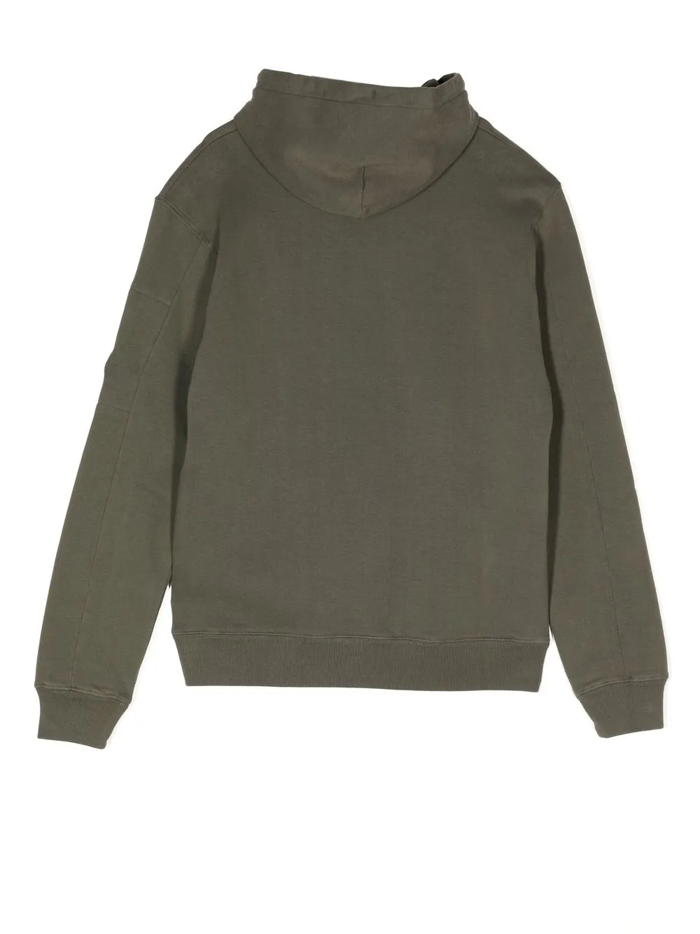 C.P. Company Kids Hoodie met logopatch - Groen