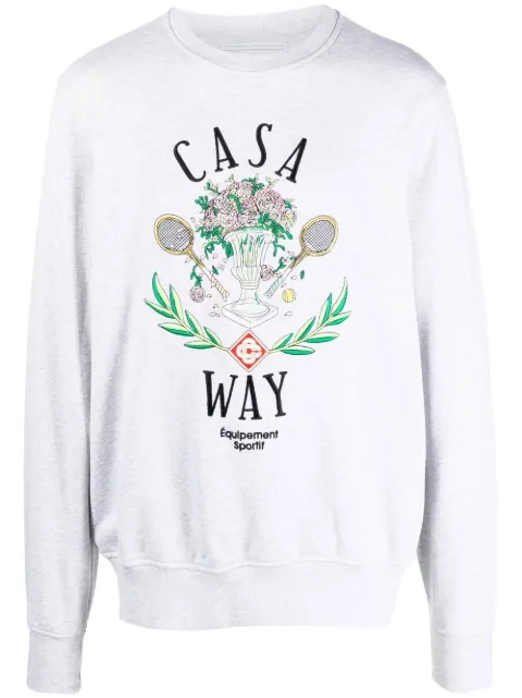 Casablanca sudadera con logo bordado