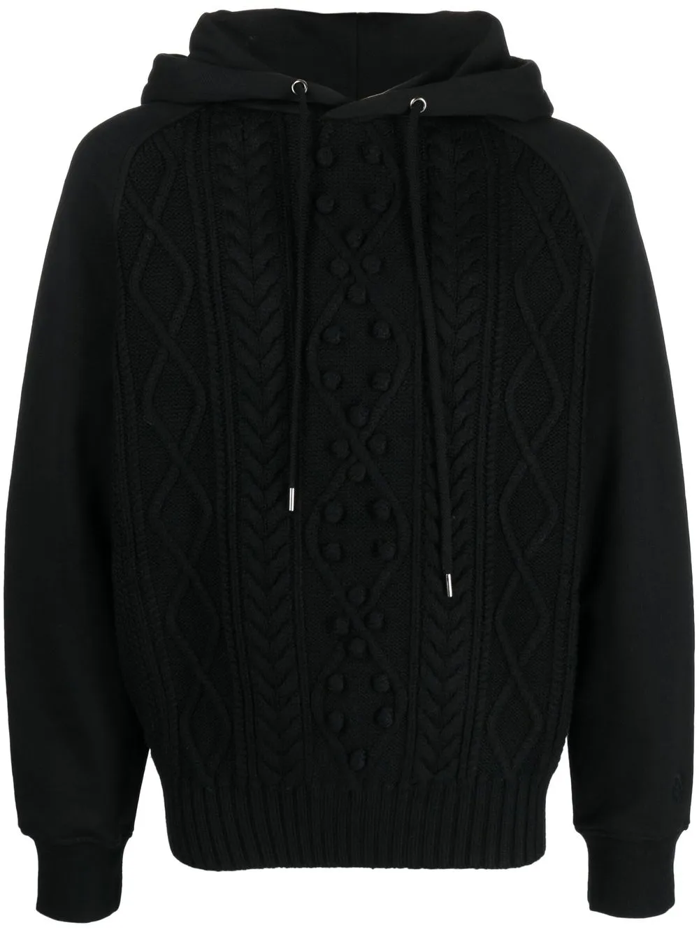 

Neil Barrett hoodie tejida - Negro