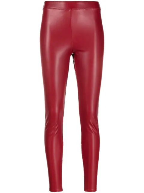 Michael Michael Kors leather-effect leggings
