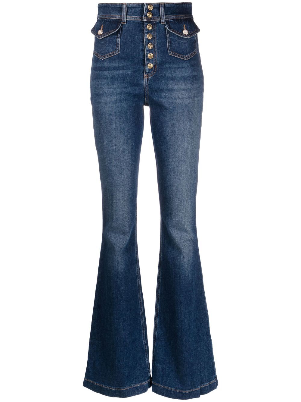 Versace Jeans Couture high-waist Flared Jeans - Farfetch