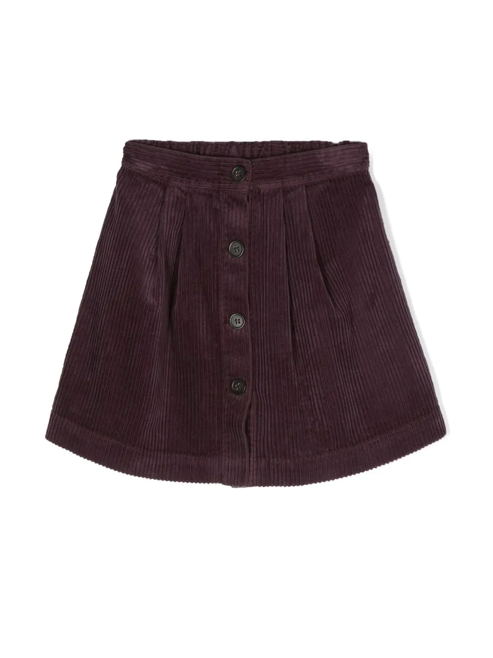 

Bonton button-down fastening skirt - Purple