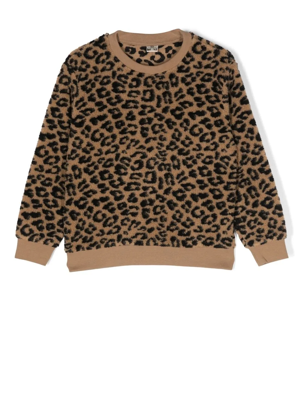 

Bonton leopard-print knit jumper - Black