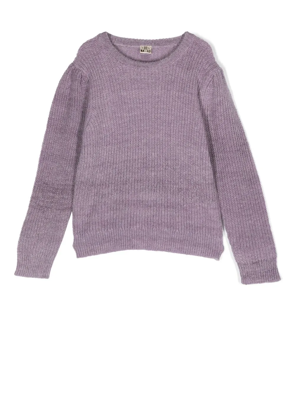 

Bonton round-neck knit jumper - Purple