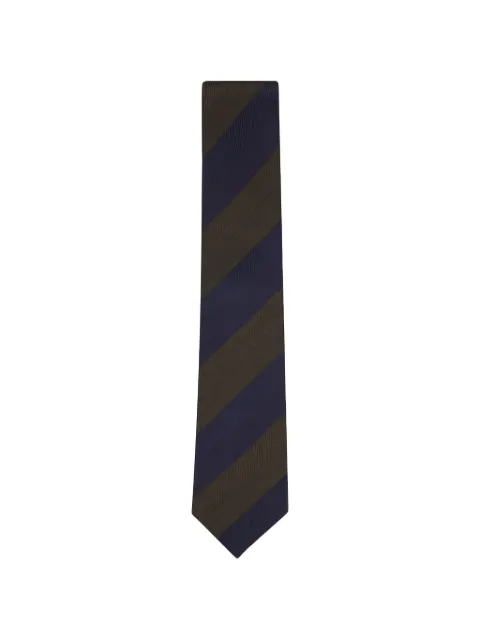 Kiton diagonal-stripe tie