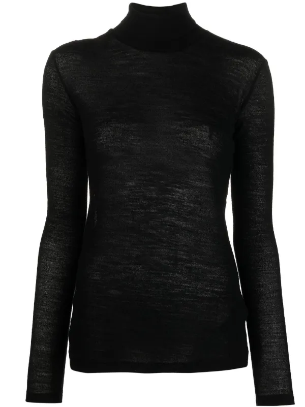 Saint Laurent サンローラン モックネック トップ - Farfetch