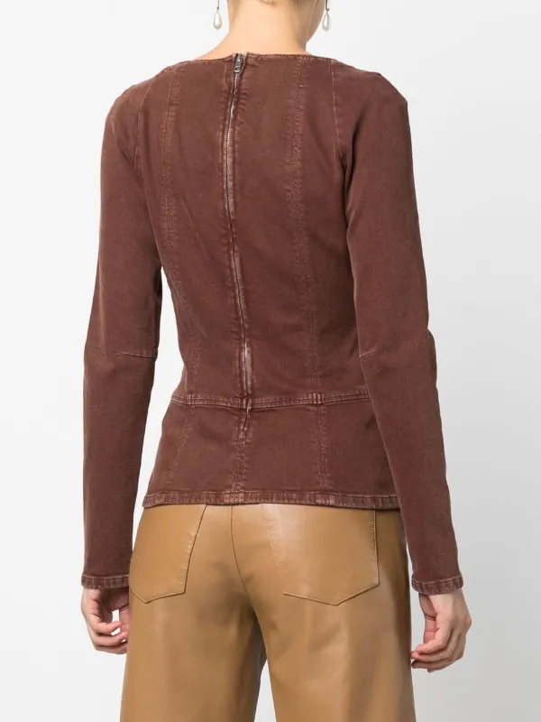 ステラマッカートニーデニムトップス STELLA McCARTNEY(ステラ・マッカートニー)】 クロップド デニム