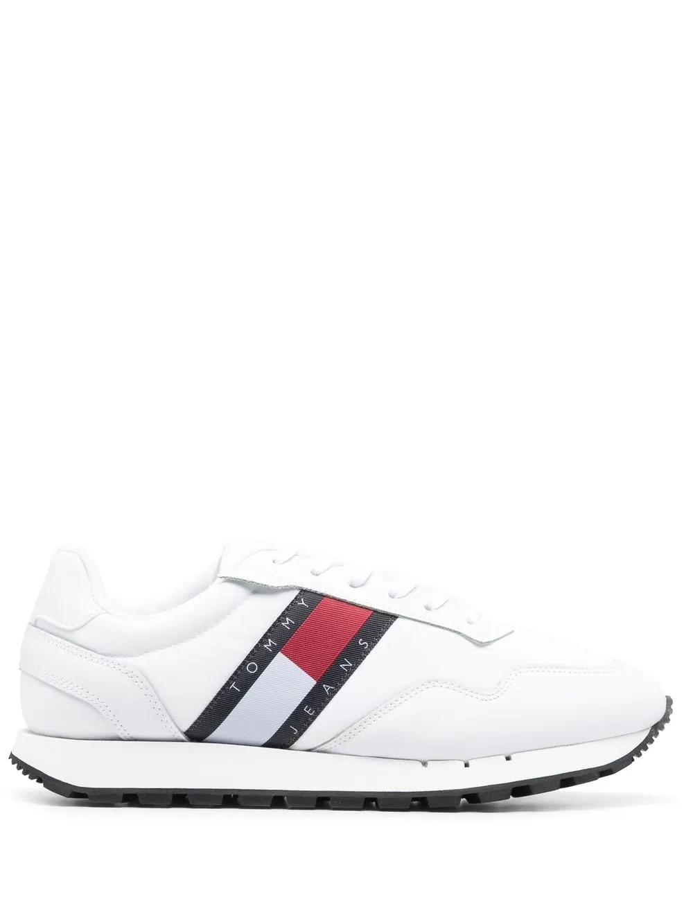 

Tommy Hilfiger tenis bajos con logo estampado - Blanco