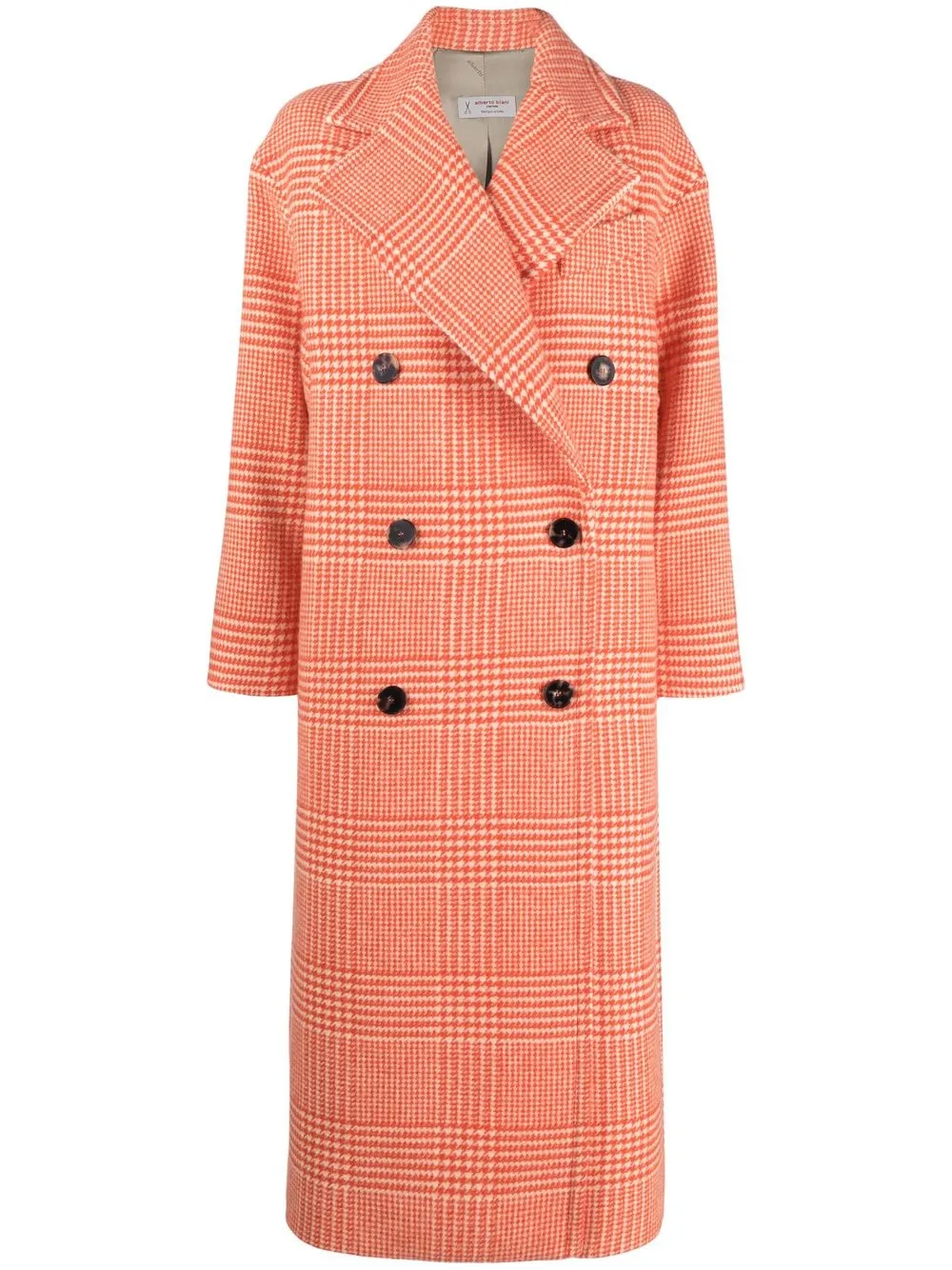 

Alberto Biani double-breasted mid-length coat - Orange