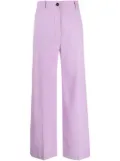 Patou Iconic virgin-wool trousers - Purple