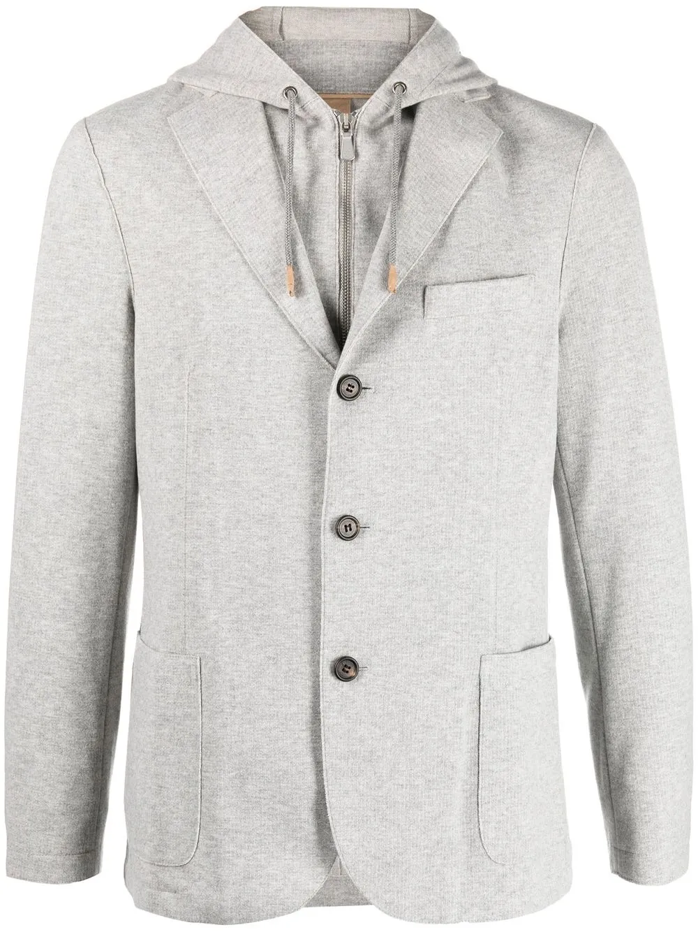 

Eleventy zip-up sweater-blazer - Grey