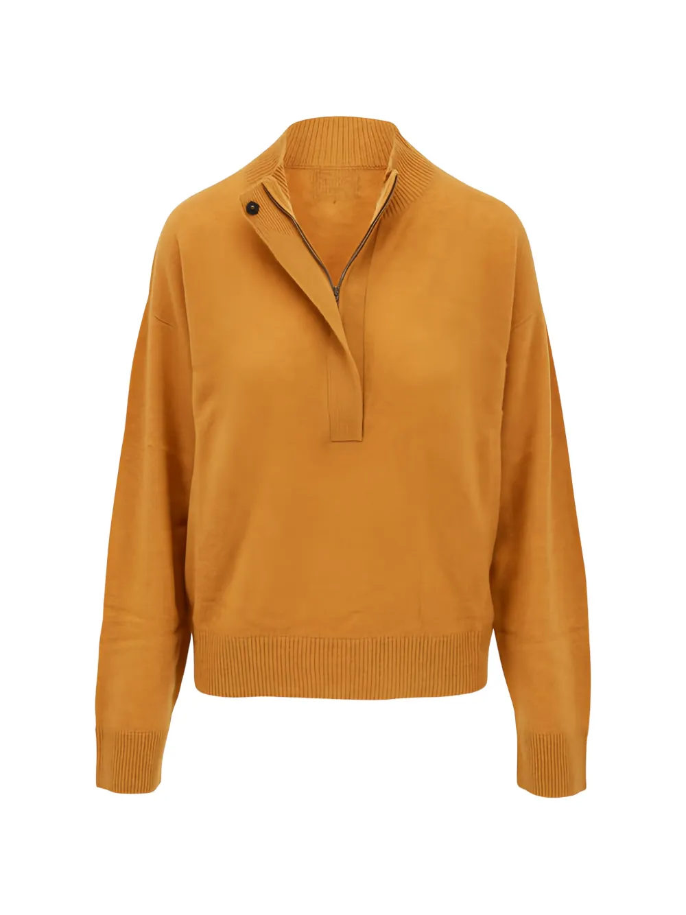 Le Kasha Croatia quarter-zip sweater - Arancione