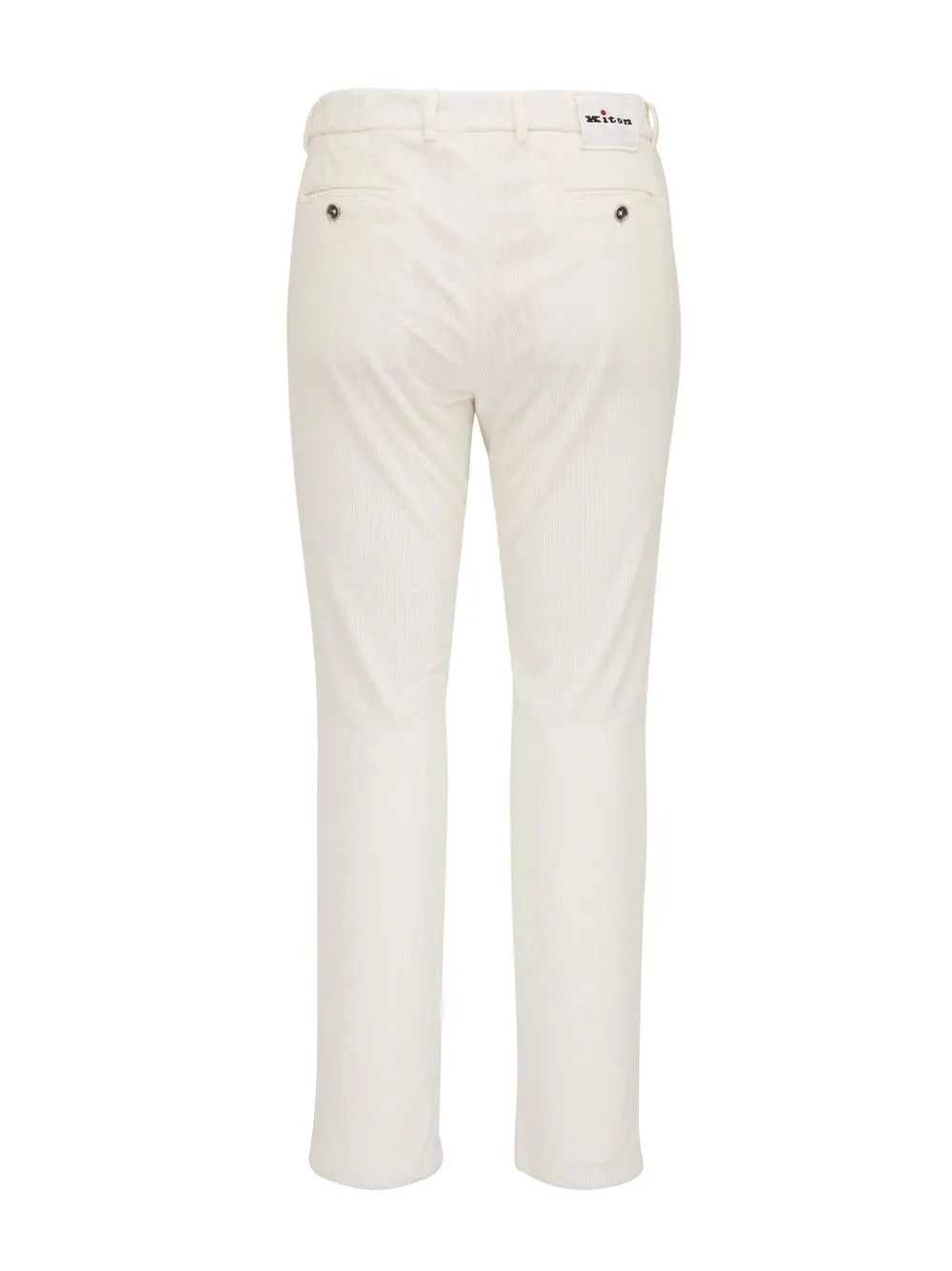 Kiton Cropped broek - Wit
