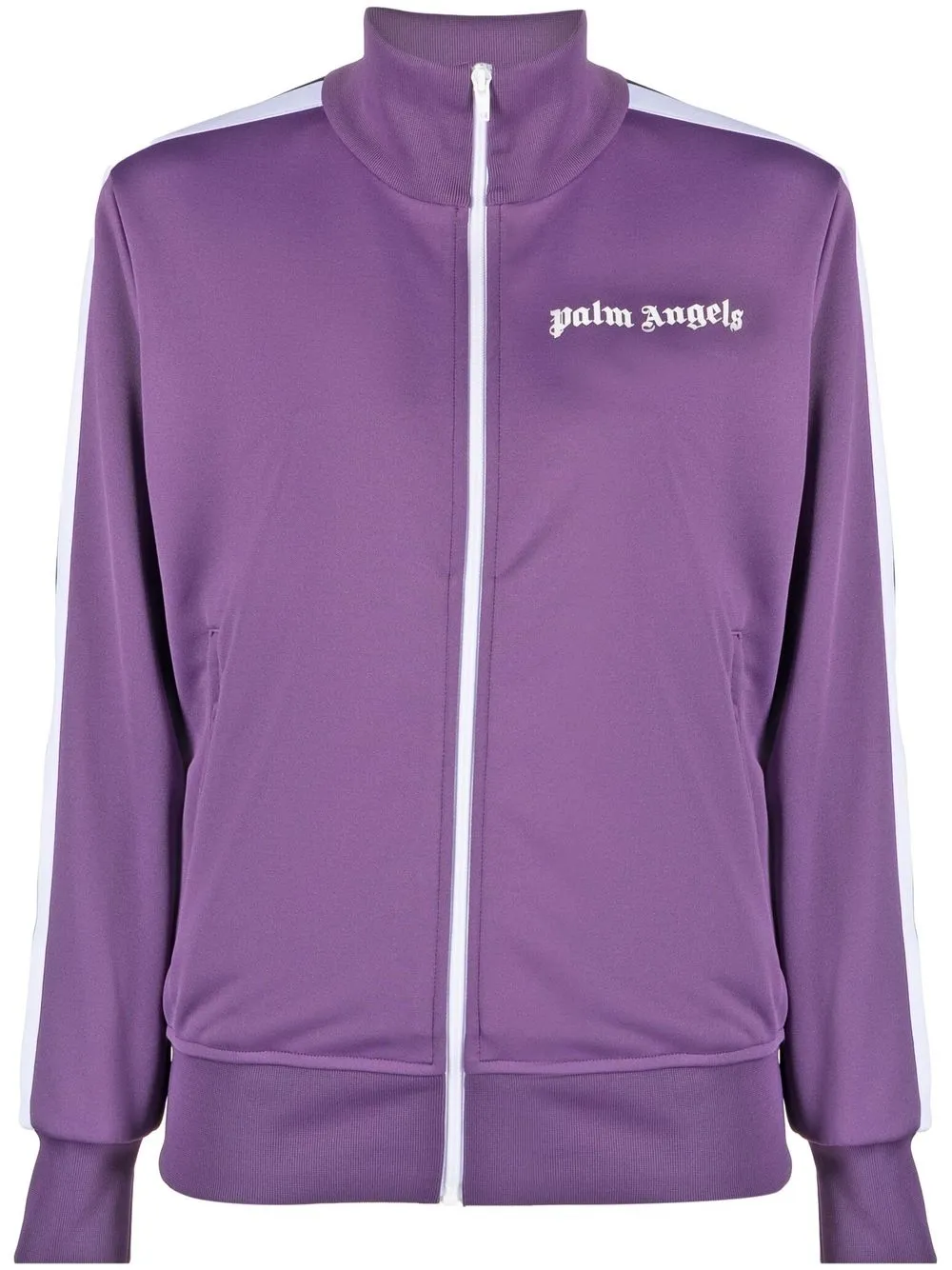 

Palm Angels chamarra deportiva con logo estampado - Morado