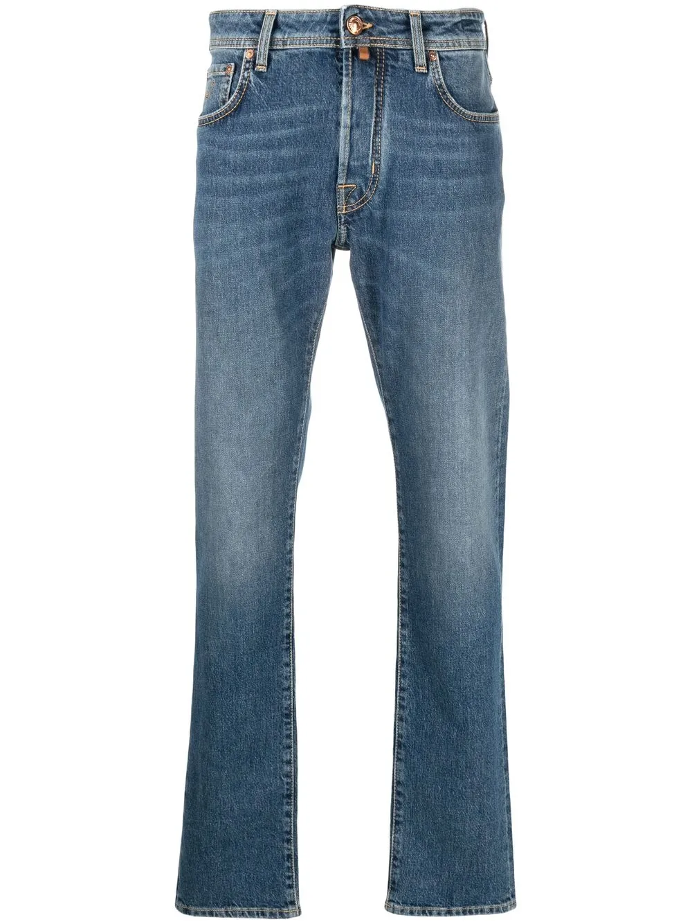 

Jacob Cohën faded-effect slim-leg jeans - NAVY