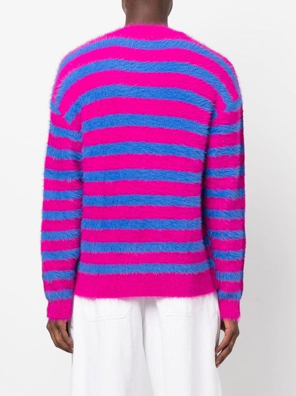 Andersson Bell Striped V-neck Jumper - Farfetch