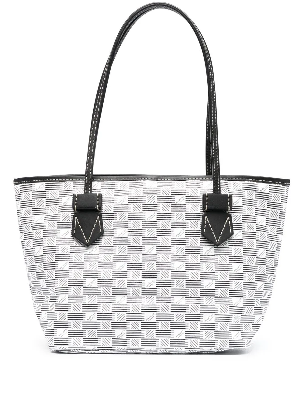 

Moreau tote con estampado abstracto - Blanco