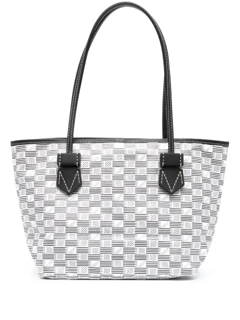Moreau abstract-print leather tote bag
