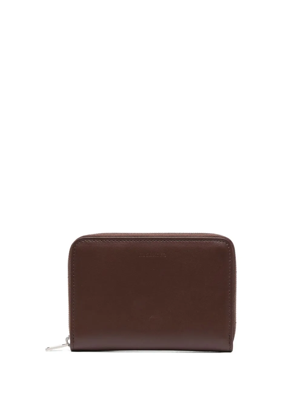 

Jil Sander cartera con cierre en el contorno - Marrón