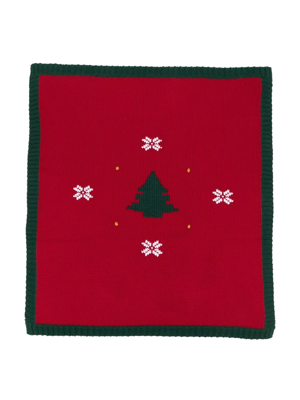 

La Stupenderia tree cashmere-knit blanket - Red