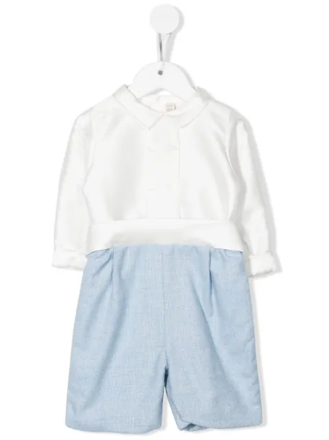 La Stupenderia two-tone cotton romper