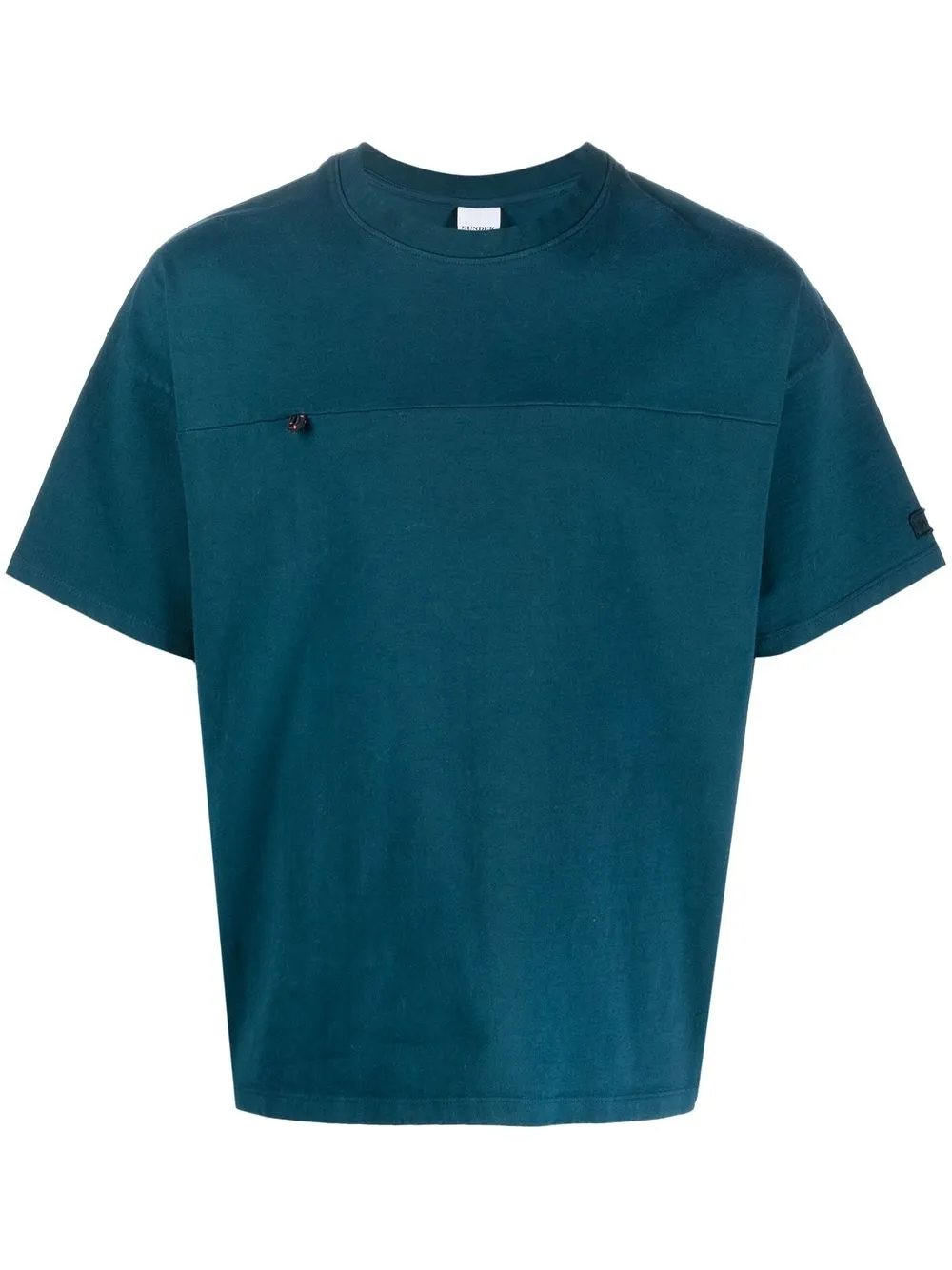 

Sundek cotton logo tag T-shirt - Blue