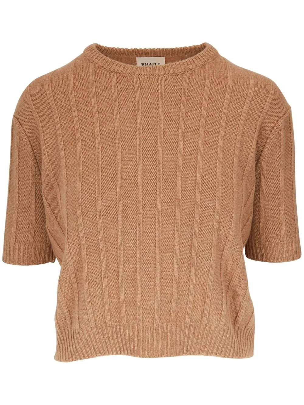 

KHAITE Esmeralda ribbed-knit jumper - Brown