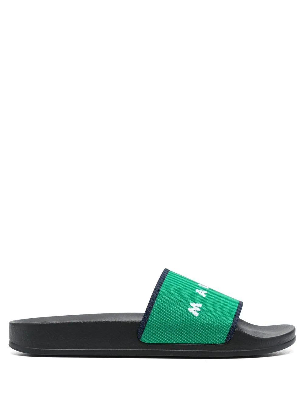 

Marni flip flops con logo en jacquard - Verde